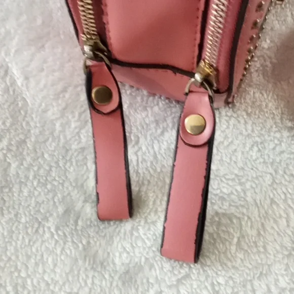 NY GORGEOUS ELEGANET PINK DESIGNER HAND BAG WITH STRAP! EUCWW - Picture 8 of 12